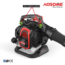 Carica l&#39;immagine nel visualizzatore di Gallery, AOSOME ASBV3405 Soffiatore Foglie Professionale, Aspiratore a Scoppio - Rosso - Ilgrandebazar