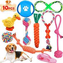 Carica l'immagine nel visualizzatore di Gallery, Wimypet Giocattoli per Cani Cotone Naturale,Corda da Masticare Resistenti e...