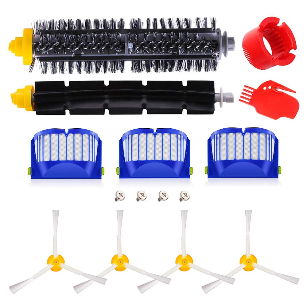 Accessori di Ricambio compatibile per iRobot Roomba 600 Serie Kit di Ricambi Sostituzione per iRobot Roomba 600 610 614 620 625 630 635 640 645 650 655 660 665 670 671 680 690 691-15 Pezzi