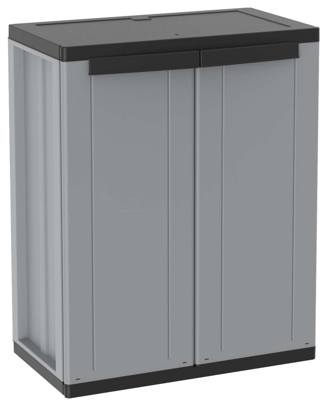 Terry 1002821 J-LINE 68 Armadio in resina, 68 x 68 x 37.5 x 85 cm, Grigio - Ilgrandebazar