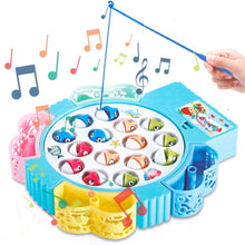 Carica l'immagine nel visualizzatore di Gallery, HCHENG Pesca Pesciolini Gioco della Pesca Giocattolo Musicale Pinguino Giochi con 15 Pezzi per Bambini Bambina 3 4 5 6 Anni, Colore Casuale