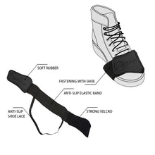 Carica l&#39;immagine nel visualizzatore di Gallery, Hivexagon Salvascarpe da Moto Protezione del Scarpa per Taglia unica, Nero - Ilgrandebazar
