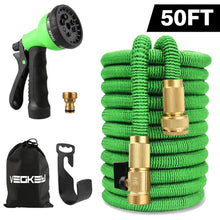 Carica l&#39;immagine nel visualizzatore di Gallery, Vegkey Tubo da Giardino, 50FT 15m Irrigazione Estensibile HOSE-0422-19