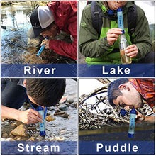 Carica l'immagine nel visualizzatore di Gallery, BTNEEU Filtro Acqua Outdoor 1500L Personale Rimuove 99.99%...