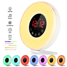 Carica l&#39;immagine nel visualizzatore di Gallery, Wake-Up Light con Effetto Alba, Radiosveglia Luce Notturna 7 Colori, 6639 - Ilgrandebazar