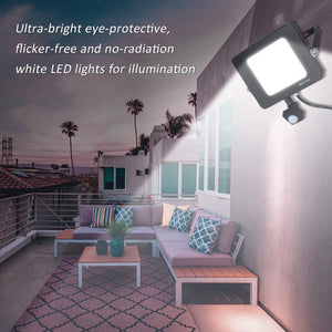 Faretto con Sensore di Movimento Alta luminosità, Tomshine 50W 60LED Faro - Ilgrandebazar