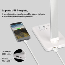 Carica l&#39;immagine nel visualizzatore di Gallery, Lampada da scrivania a LED, lampada tavolo protezione degli occhi, Silver - Ilgrandebazar