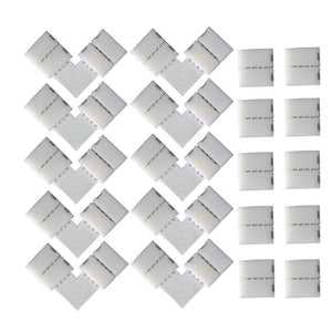 KINYOOO 4 pin L-forma Connettore angolare (10 pezzi), 4 Strisce LED... - Ilgrandebazar