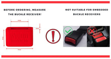 Carica l&#39;immagine nel visualizzatore di Gallery, Porta aggancio cintura di sicurezza Wididi Buckle Up - Tiene il Rosso - Ilgrandebazar