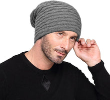 Carica l&#39;immagine nel visualizzatore di Gallery, VBIGER Beanie Cappello in Maglia Cappelli Invernali Berretti in maglia Cappello Invernale Beanie Unisex Caldo Cappello per Sci/Bici/Moto