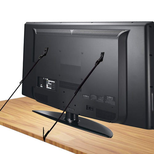 [2 Pezzi] Cinghie Antiribaltamento per TV e Mobili, Canwn Nero