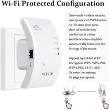 Carica l&#39;immagine nel visualizzatore di Gallery, NETVIP Ripetitore WiFi Wireless 300Mbps/ 2.4GHz WiFi Extender e Access Point Potenzia la Tua Copertura Wi-Fi Compatibile con Tutti i Modem Router WiFi
