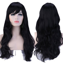 Carica l&#39;immagine nel visualizzatore di Gallery, Parrucca Rosa/Viola Lunga Donna Capelli Lunghi Wig Parrucche Sintetiche per... - Ilgrandebazar