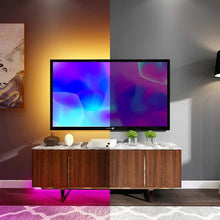 Carica l'immagine nel visualizzatore di Gallery, Striscia LED, Ksipze 5M RGB Luci Led Colorate 12V Autoadesiva Led Light Strip con 44 Tasti Telecomando Luminosità Regolabile Nastri Led Retroilluminazione per Camera Cucina Sottopensile Decorazione
