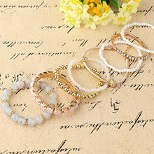 Carica l&#39;immagine nel visualizzatore di Gallery, Milacolato 4 Set Braccialetti Impilabili per Donne con Perline... - Ilgrandebazar
