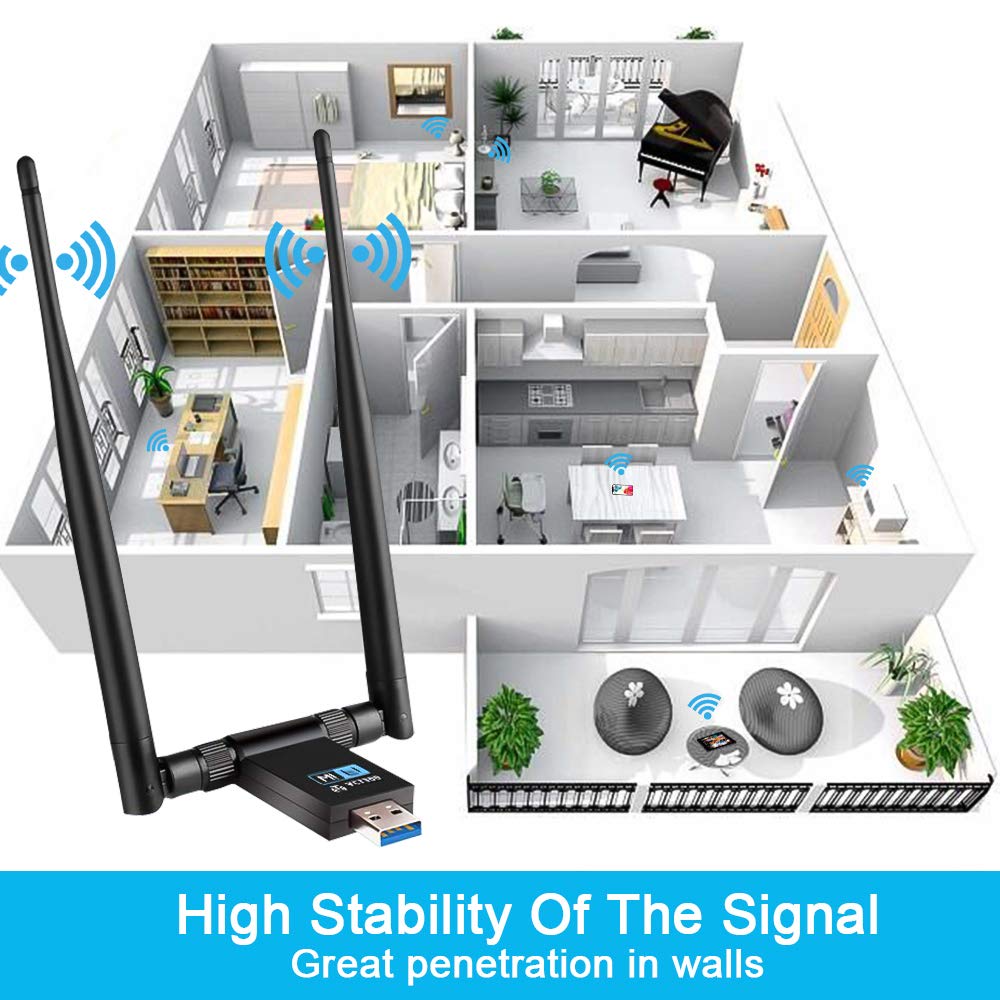 WiFi 6 Per PC Gaming E Streaming Adattatore USB WiFi 6 Tri-Band COMFAST - Velocità Fino A 5400 Mbps, Con Antenne Dual Ad Alto Guadagno, Plug & Play Per Windows 10/11, Senza WiFi 6 Per PC Gaming E Streaming Adattatore USB WiFi 6 Tri-Band COMFAST - Velocità Fino A 5400 Mbps, Con Antenne Dual Ad Alto Guadagno, Plug & Play Per Windows 10/11, Senza