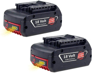 2X Reoben BAT609 18V 5000mAh Li-ion Batteria di ricambio Sostituzione per... - Ilgrandebazar