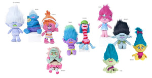 Trolls - Peluche Principessa Poppy 35cm, capelli rosa - Qualità super soft - Ilgrandebazar