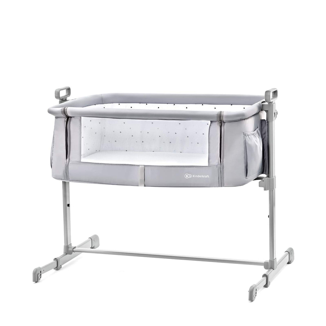 Kinderkraft Culla da Affiancare NESTE, Lettino Co-Sleeping, Regolabile Grigio - Ilgrandebazar