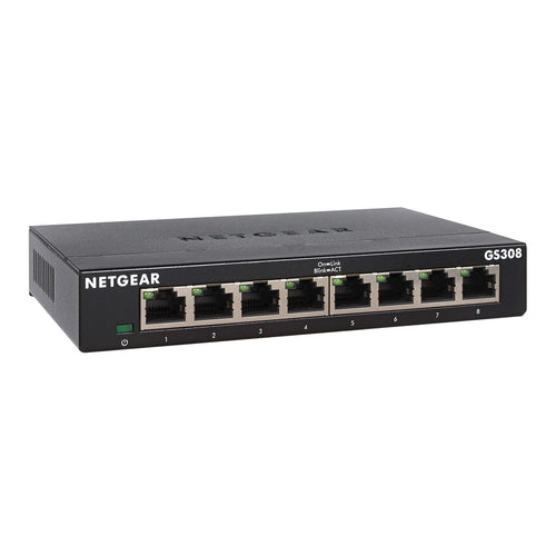 NETGEAR GS308 Switch Ethernet 8 porte, Gigabit desktop, hub ethernet...