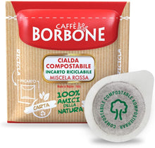Carica l'immagine nel visualizzatore di Gallery, Caffè Borbone Cialda Compostabile, Miscela Rossa - Cialde - Sistema ESE Miscela Rossa 150 100 Unità