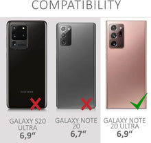 Carica l'immagine nel visualizzatore di Gallery, kalibri Cover compatibile con Samsung Galaxy Note 20 Ultra - Custodia in aramide ultra resistente - Backcover protezione Case