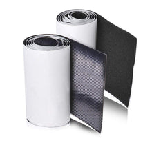 Carica l&#39;immagine nel visualizzatore di Gallery, MARCHONE Feltro Adesivo Biadesivo Set Strisce in Gancio e Anello Auto Nero - Ilgrandebazar