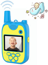 Carica l'immagine nel visualizzatore di Gallery, Walkie Talkie Bambini Macchina Fotografica Bambini 1080P Doppia Lente 8 Megapixel Con Lunga Portata Walkie Talkie Per Bambini Ricaricabile Multifunzione Adatta Per AttivitÀ All'aperto Al Coperto