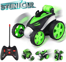 Carica l'immagine nel visualizzatore di Gallery, Baztoy Macchina Telecomandata, Giocattoli per Bambini 3 4 5 6 7 8 Anni Mini Auto Radiocomandata 360°Rotazione Macchinina Elettrica Regali Bambina Bambino Giochi Interno Esterno Giardino Verde 1