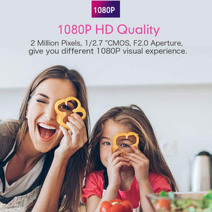 Mibao 1080P Telecamera Sorveglianza Wifi Camera IP Wireless Interno con... - Ilgrandebazar