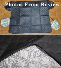 Carica l'immagine nel visualizzatore di Gallery, Ezlife Copertura Parabrezza Auto Inverno 720g Ultra Spessa Magnetico Protezione Parabrezza Antighiaccio Antigelo Telo Copri Parabrezza Auto Adatto SUV Ghiaccio Gelo 189x120cm