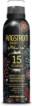 Carica l'immagine nel visualizzatore di Gallery, Angstrom Protect Spray Solare Trasparente, Protezione Solare Corpo 15, Spray Solare Limited Edition, Attiva e Prolunga l'Abbronzatura, Resistente all'Acqua, 150 ml