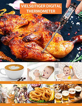 Carica l&#39;immagine nel visualizzatore di Gallery, Habor, Termometro Digitale da Cucina con 5,9&quot; Sonda, Display LED &amp; 1Pack - Ilgrandebazar