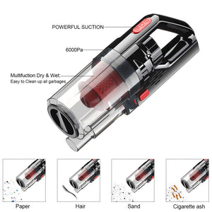 VISLONE Aspirapolvere Auto, Portatile Potente 150W 6000Pa... - Ilgrandebazar