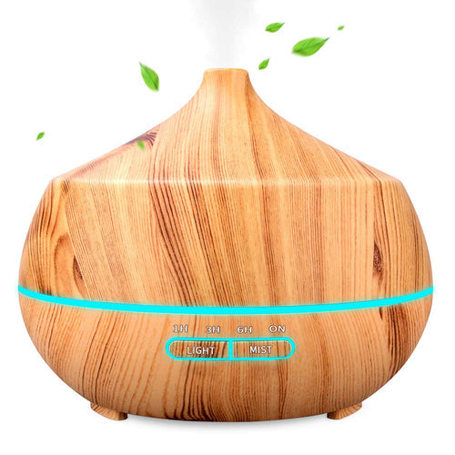 400ml Diffusore di Oli Essenziali, Aromi con 7 colori LED... - Ilgrandebazar