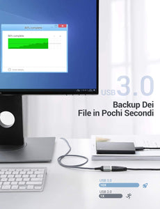 AINOPE 2-Pezzi 2M Cavo Prolunga USB 3.0 Maschio A Femmina A 5Gbps Cavo Estensione USB 3.0 Placcato Oro per Chiavetta USB, Hub USB, Disco Rigido Esterno, Mouse, Stampante, Gamepad, ecc