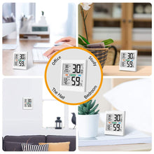 Carica l&#39;immagine nel visualizzatore di Gallery, Byttron Termometro Igrometro Digitale,Monitor per Misuratore di White - Ilgrandebazar
