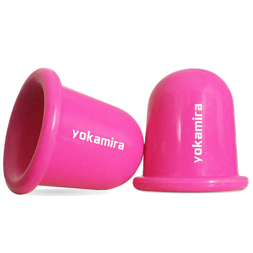 yokamira 2 Pcs Coppetta Anticellulite in Silicone, Cupping Anti Rosa - Ilgrandebazar