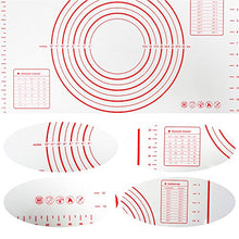 Carica l'immagine nel visualizzatore di Gallery, Gwhole Tappetino da Forno in Silicone(60x40cm), Extra Grande Stuoia di Rolling della Pasticceria del Silicone, Antiaderente, Resistente al Calore, Facile da Pulire, Riutilizzabile