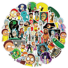 Carica l'immagine nel visualizzatore di Gallery, Pack di adesivi (100 pezzi) Rick and Morty Adesivi per bottiglie d'acqua...