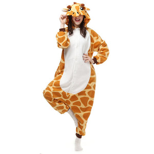 Pigiama Adulti Animali Cosplay Costume S :146-159cm (4'9 "-5'2"), Marrone-48