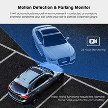 Carica l&#39;immagine nel visualizzatore di Gallery, Dash Cam, Abask Doppia Telecamera per Auto, 4 Pollici FHD 1080P Visione...