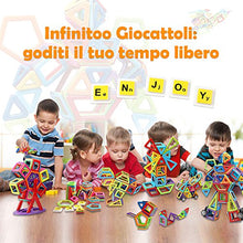 Carica l'immagine nel visualizzatore di Gallery, infinitoo Blocchi Costruzioni Magnetiche 109 Pezzi Puzzle 109Pezzi