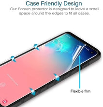 Carica l&#39;immagine nel visualizzatore di Gallery, LK [3 Pezzi Pellicola Protettiva per Samsung Galaxy S10, [Copertura Massima] [Compatibile con la Custodia] [Senza Bolle] HD Trasparente Morbido TPU Silicone Pellicola