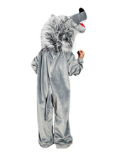 Carica l&#39;immagine nel visualizzatore di Gallery, F49 Taglia 3-4A (98-104cm) Costume da Lupo per bambini, 3-4 Anni, Grigio - Ilgrandebazar