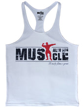 Carica l&#39;immagine nel visualizzatore di Gallery, Muscle Alive Uomo Fitness sotto Maglie Sportive Canotta Bodybuilding... - Ilgrandebazar