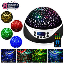 Carica l&#39;immagine nel visualizzatore di Gallery, Shayson Lampada Proiettore Stelle Luce Notturna LED di...