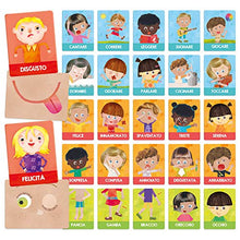 Carica l&#39;immagine nel visualizzatore di Gallery, Headu Flashcards Montessori Emozioni e Azioni, IT23103