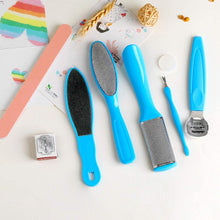 Carica l&#39;immagine nel visualizzatore di Gallery, GeekerChip Kit per Strumenti per Pedicure con Coltello in Cuoio per Piedi da Barba,Strisce per Lucidare Unghie Dei Piedi,Forchetta Della Pelle Morta,Tagliaunghie,Pinze Aquila,Coltello per Calli