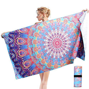 Sarsumir Telo Mare Grande 90x180cm Teli Mare Rapida Asciugatura, Asciugamano Da Spiaggia Per - Foto 8